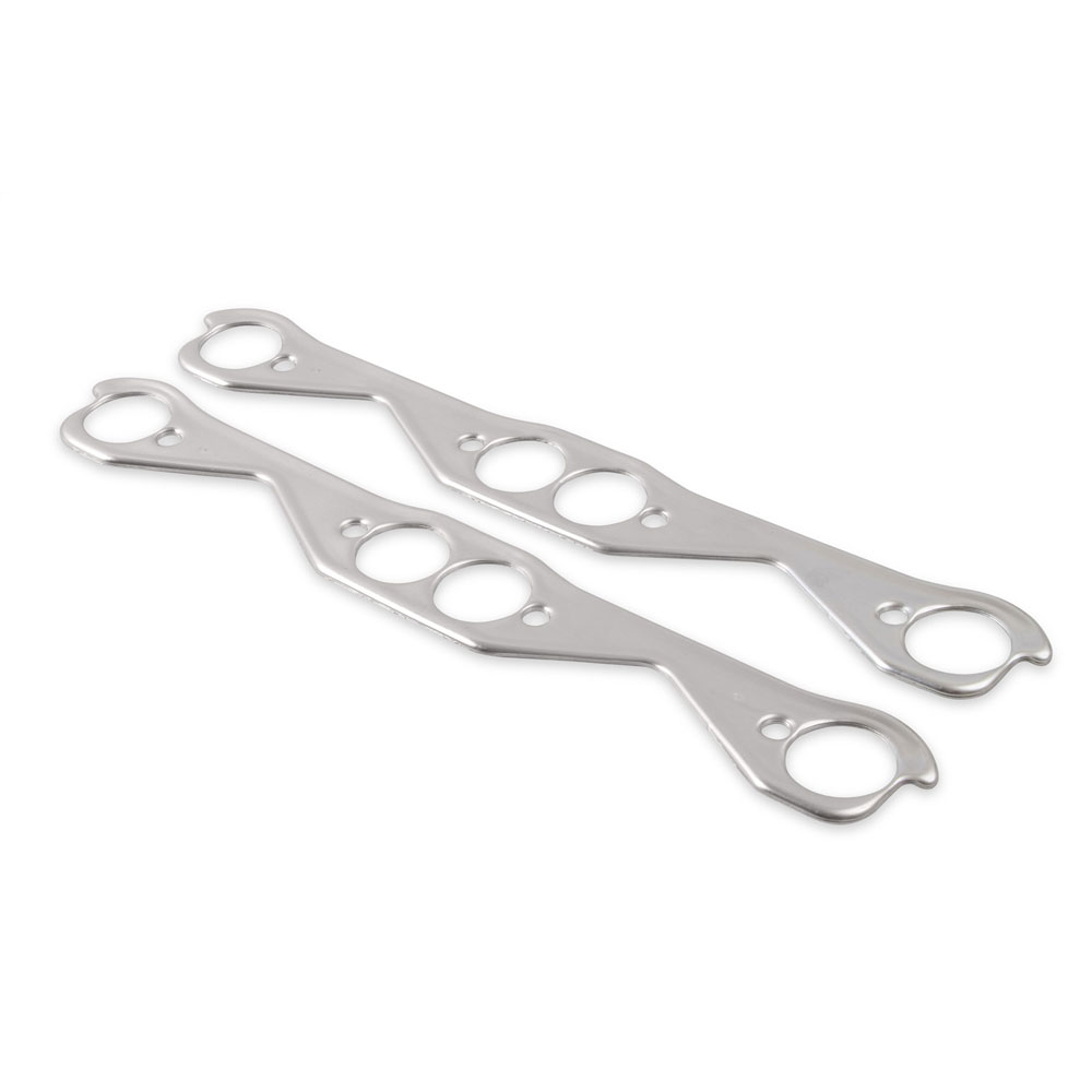 FlowTech Header Gasket 99150FLT; Aluminum Layered Round 1.630 in. 1.630 in. for Chevy 262 to 400 