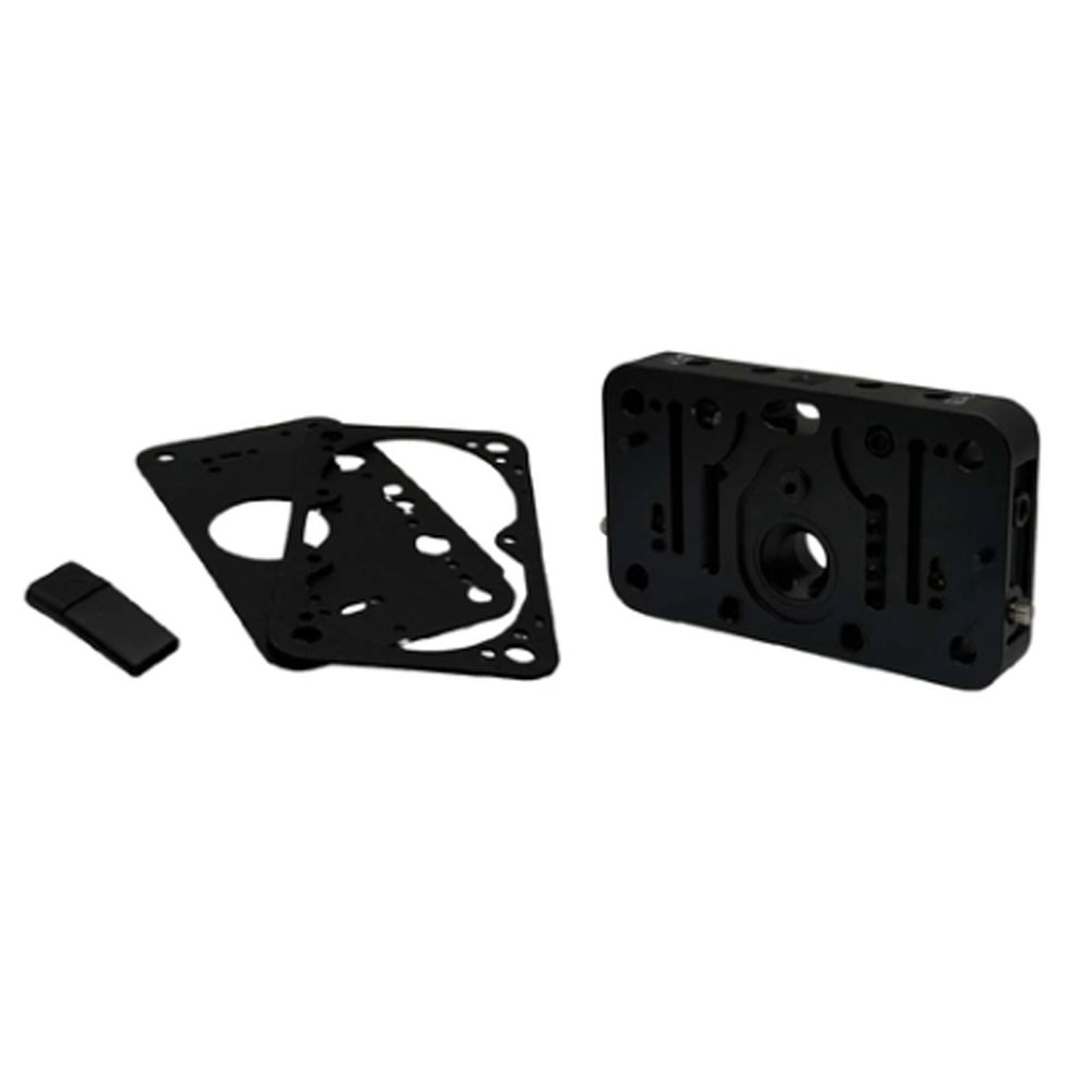 Freeland Carburetor Metering Block 93-301023B; Three Circuit, Five Emulsion Gasoline Aluminum 