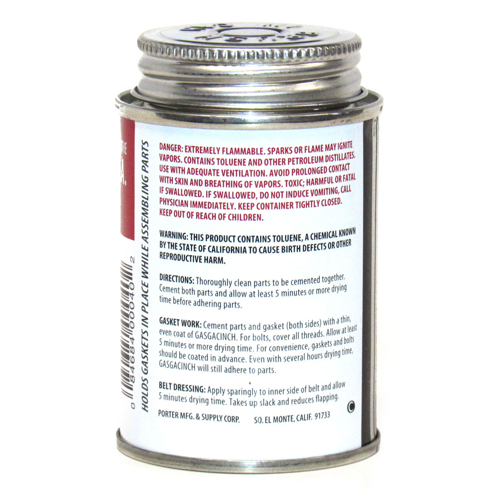 Gasgacinch Gasket Sealant 440-A; Gasgacinch 4.0 oz. Brush On 