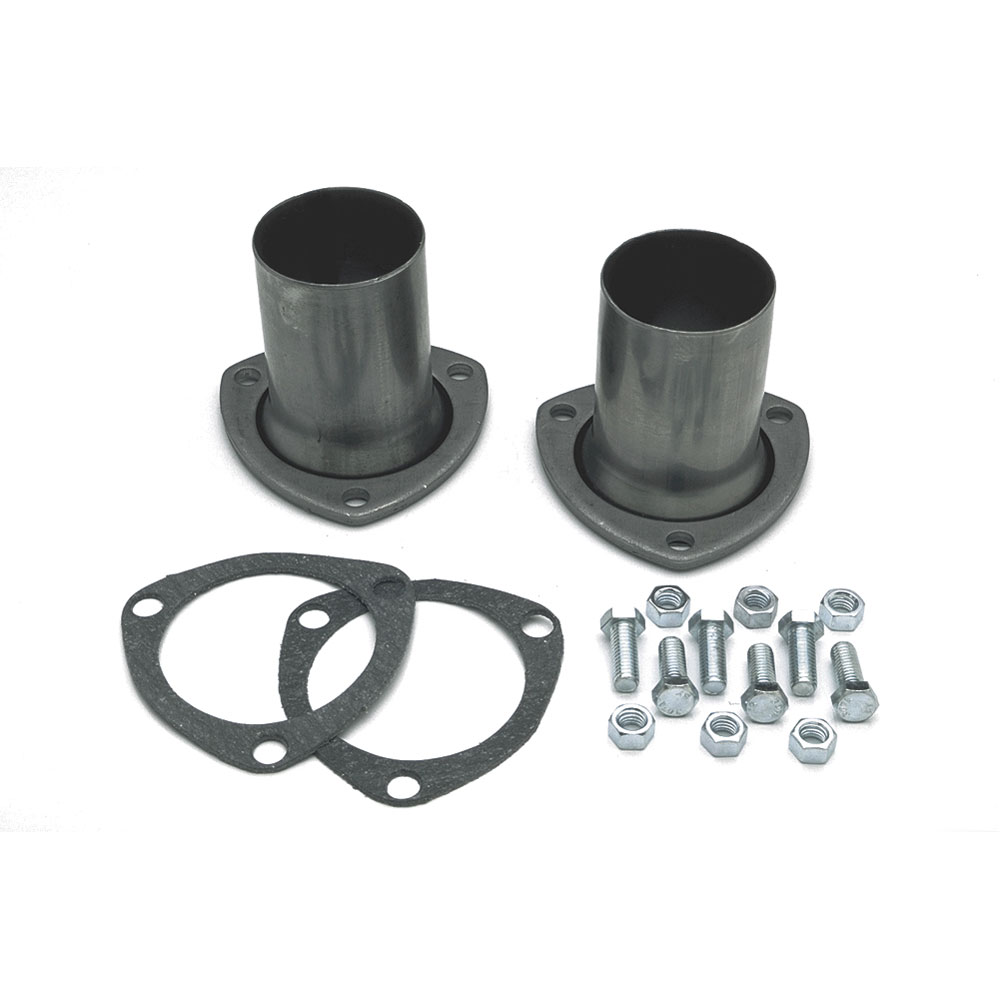 Hedman Hedders Exhaust Header Reducer 21100; 3 Bolt Collector 3.000 in. 2.250 in. Bolt On Mild Steel Natural 