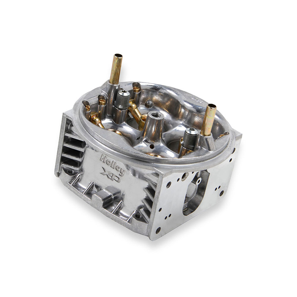 Holley Carburetor Main Body 134-314; 850 CFM Shiny 