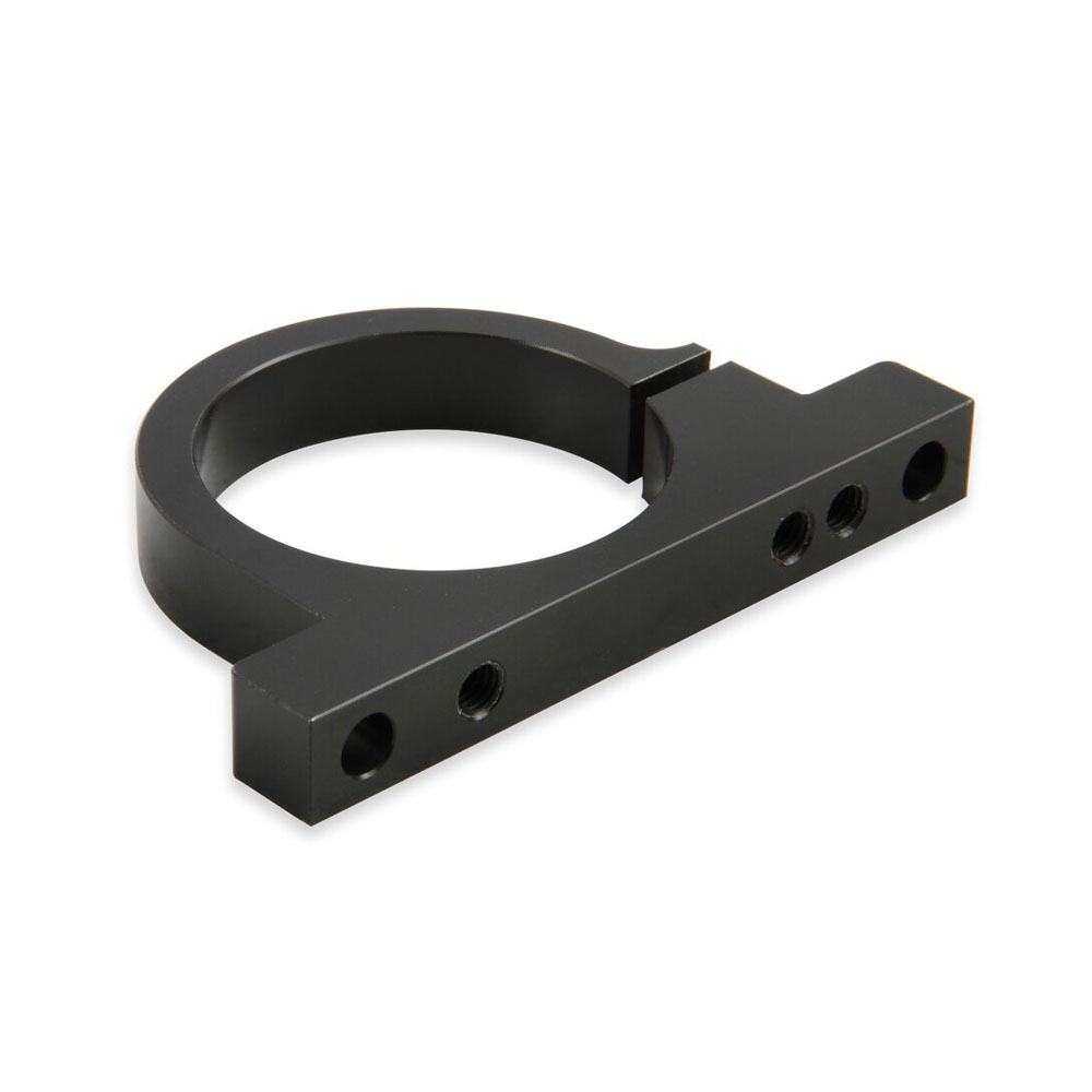 Holley Fuel Filter Bracket 162-574; HP and VR Series Brackets 2.000 in. Black Anodized Aluminum 
