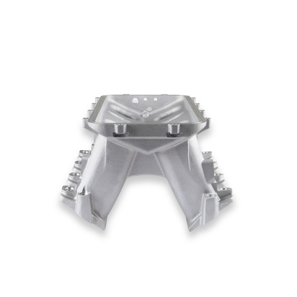 Holley Intake Manifold 300-122; Hi Tech Hi Ram 1500 to 7000 Satin Aluminum for Chevy LS 