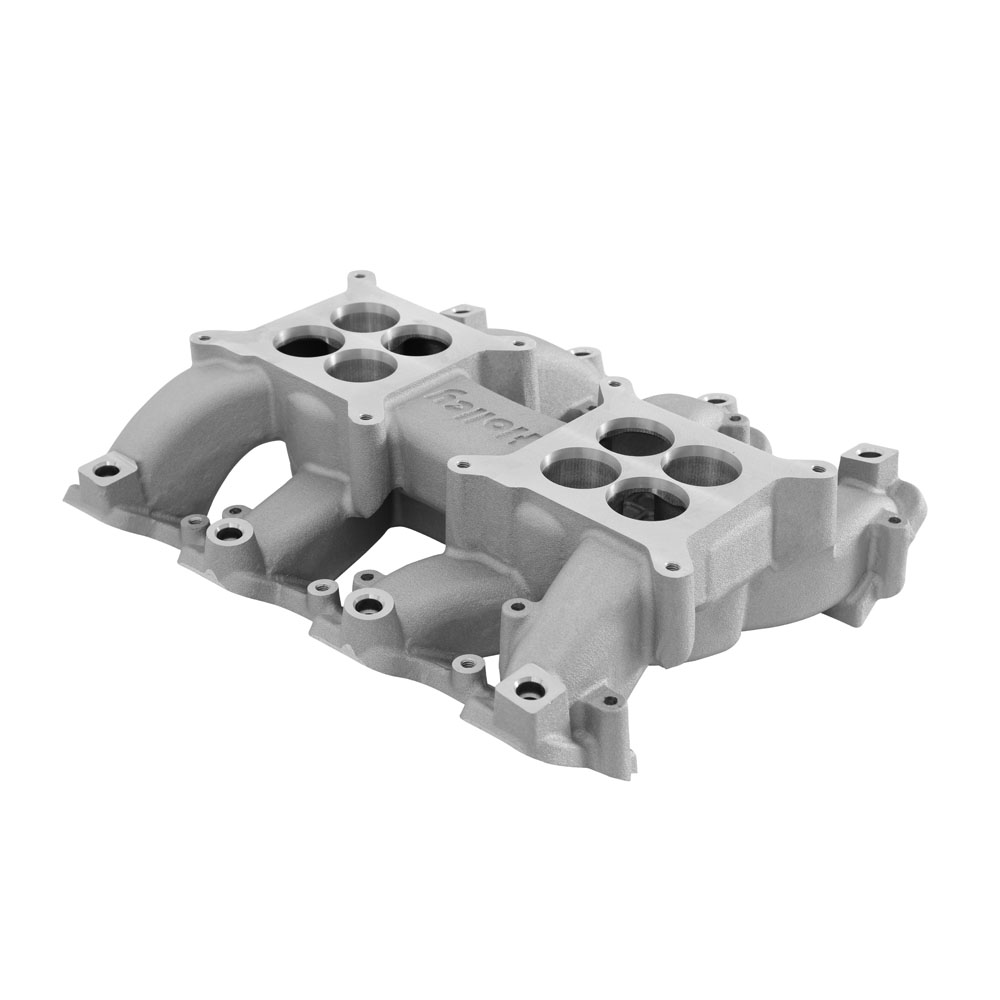 Holley Intake Manifold 300-134; Dual Plane 1500 to 7000 Satin Aluminum for Chevy LS3, L92 