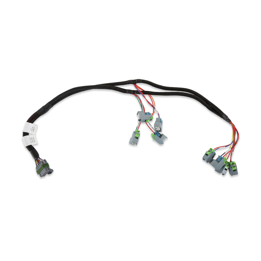 Holley Fuel Injection Harness 558-201; Injector Harness for Chevy LSX 