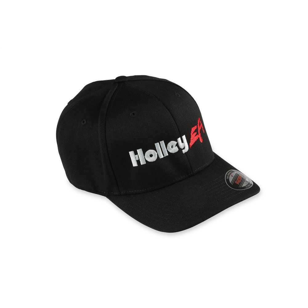 Holley Baseball Cap 10020HOL; Black X Large, Large 