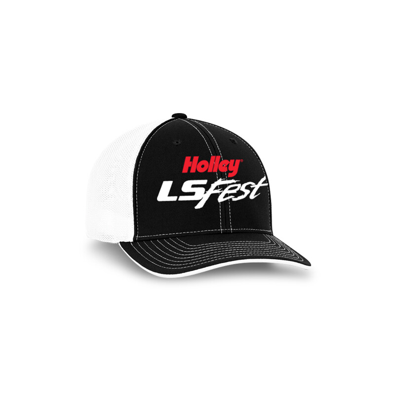 Photo for Holley Baseball Cap 10091-SMHOL; LS Fest Black, White Small, Medium 