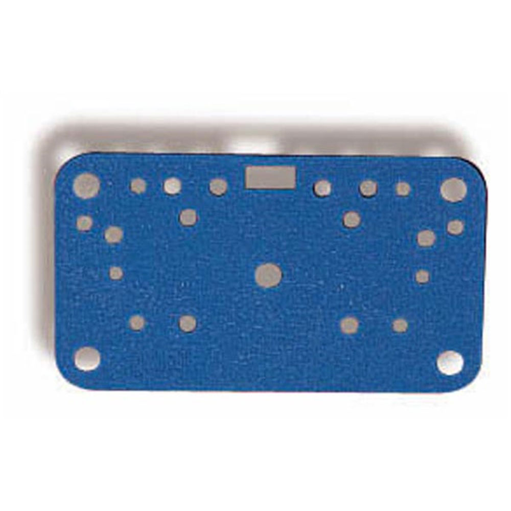 Holley Carburetor Metering Block Gasket 108-90-2; Blue Non-Stick Nitrile Holley 4160, 4175 Gasoline, Alcohol 