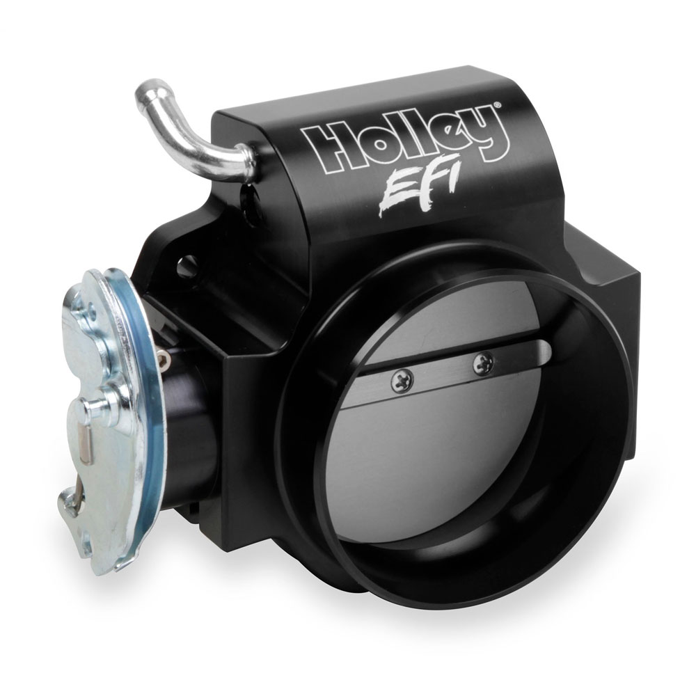Holley Fuel Injection Throttle Body 112-589; Black Anodized Billet Aluminum 
