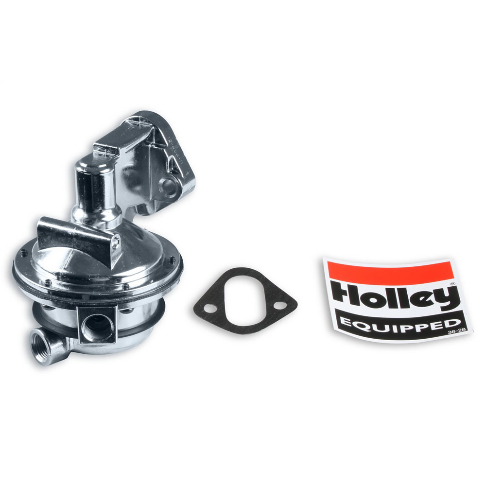 Holley Mechanical Fuel Pump 12-454-11; Street Avenger 110 GPH 6.5 to 8 PSI for Chevy 396 to 454 