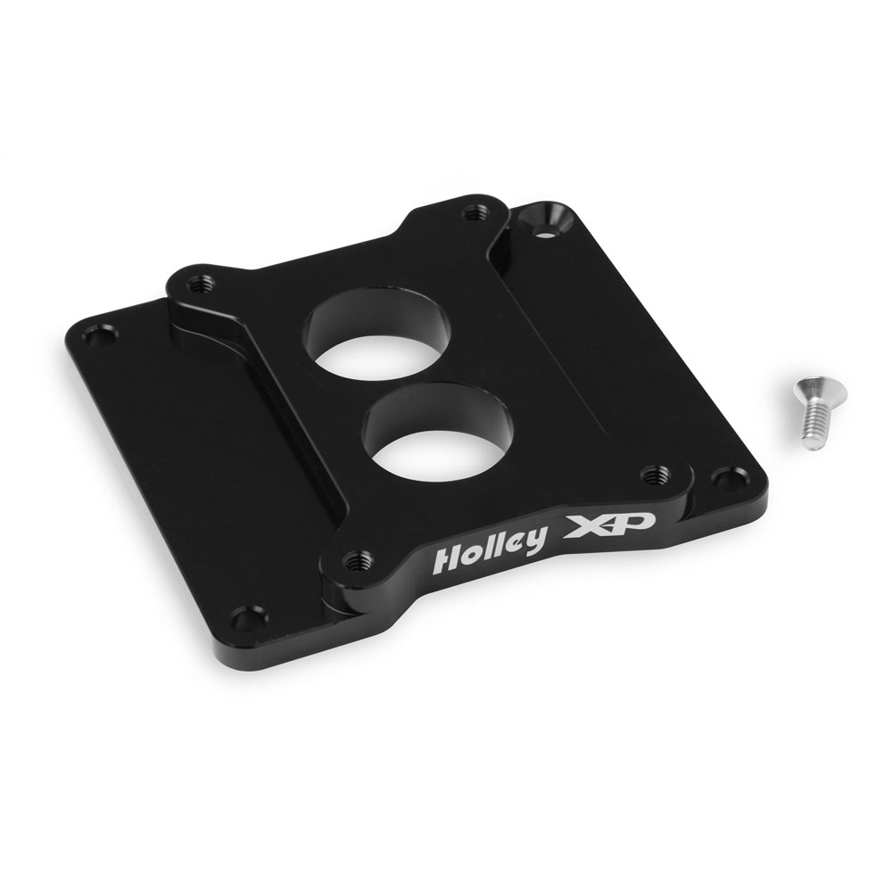 Photo for Holley Carburetor Adapter Plate 17-90; Black Anodized