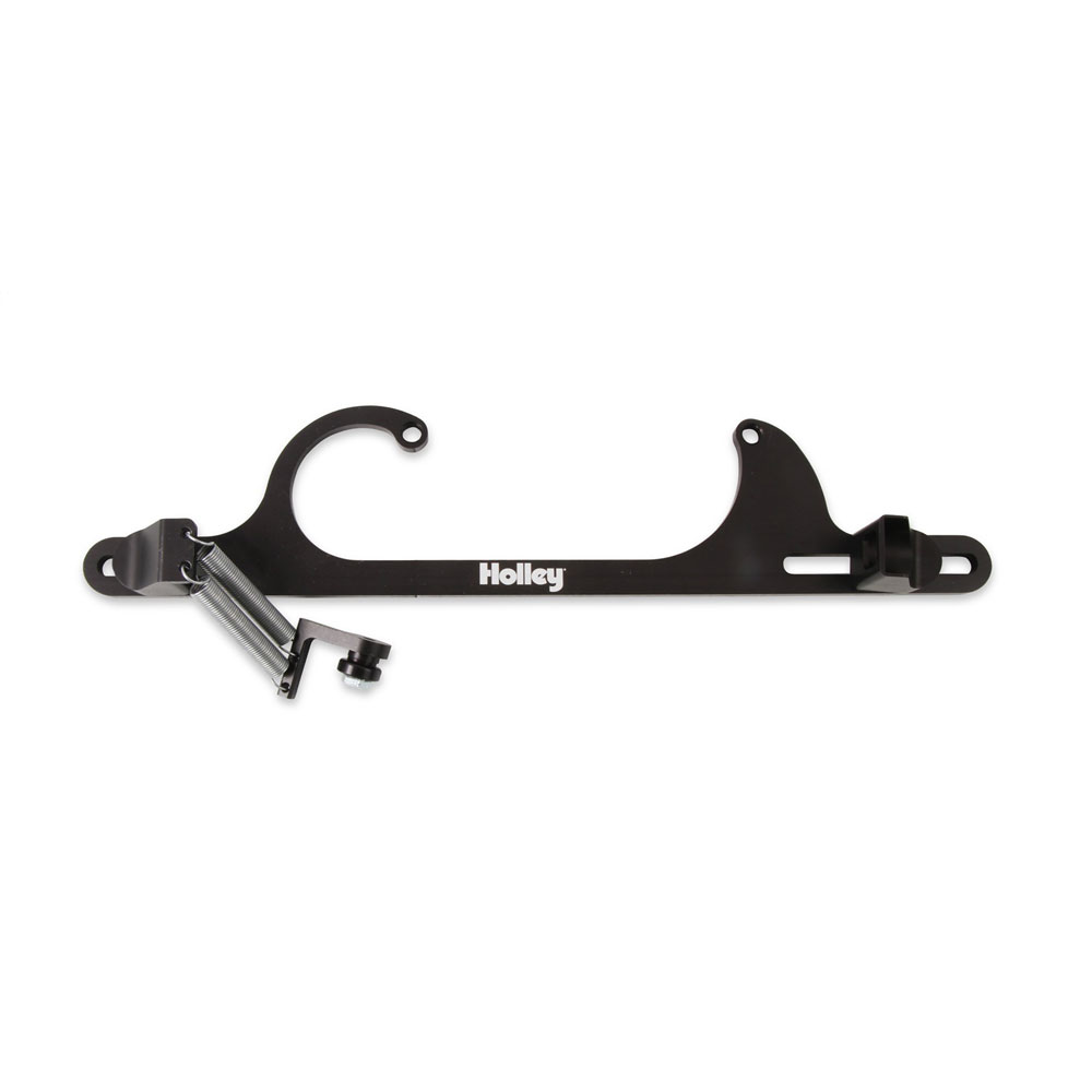 Holley Carburetor Throttle Cable Bracket 20-112; Black 