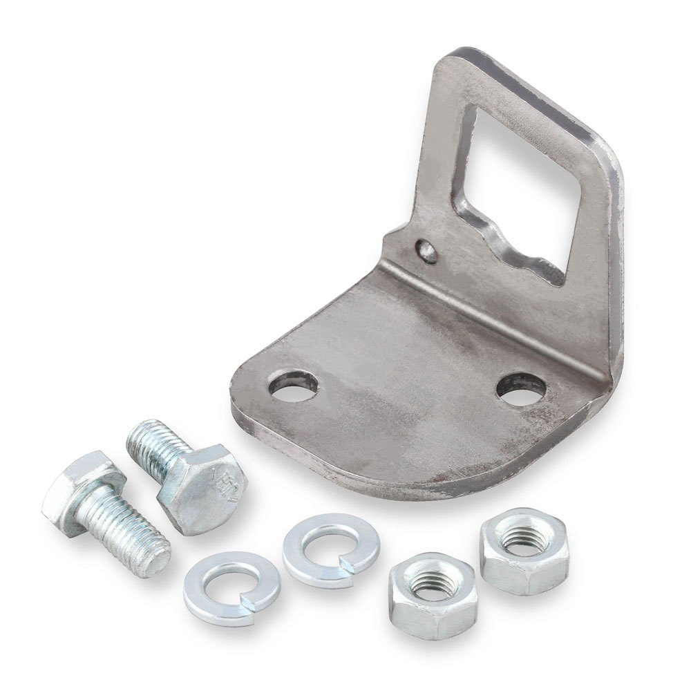 Holley Transmission Kickdown Cable Bracket 20-86; Raw Steel 