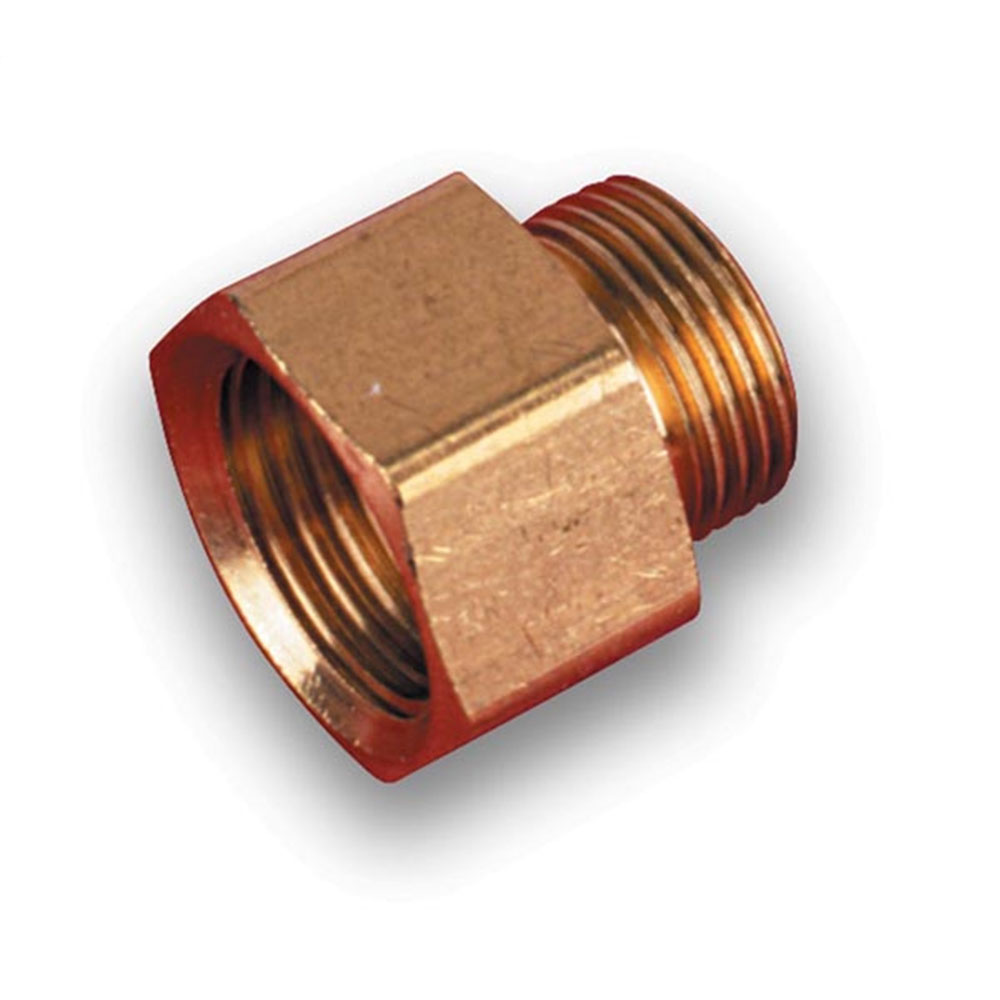Photo for Holley Carburetor Fuel Inlet Fitting 26-43; Side Hung Float Bowl Inlet Fitting Carburetor Inlet Adapter Natural 9/16 in. -24 Male Straight 5/8 in. -18 Female