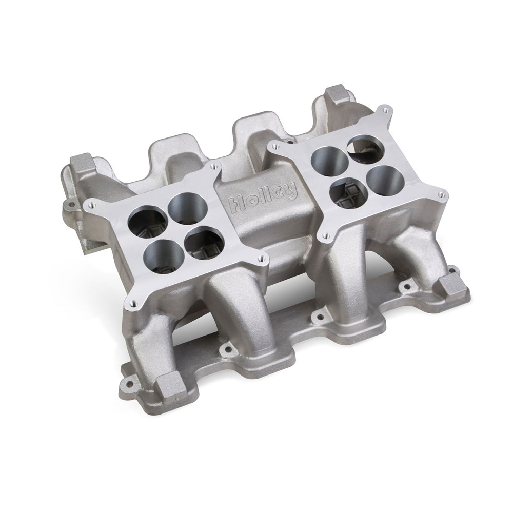 Photo for Holley Intake Manifold 300-133; Satin Aluminum for Chevy LS3, L92