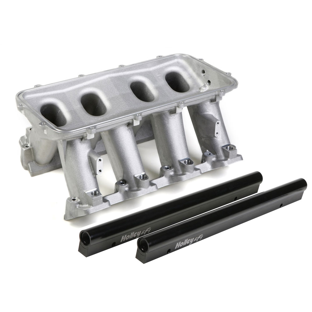 Photo for Holley Intake Manifold Base 300-227; Satin Cast Aluminum for Chevy LS