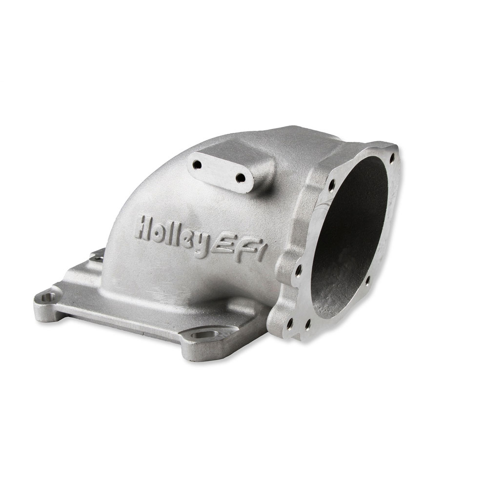 Holley Fuel Injection Throttle Body Adapter 300-240F; Satin 105.000 mm 
