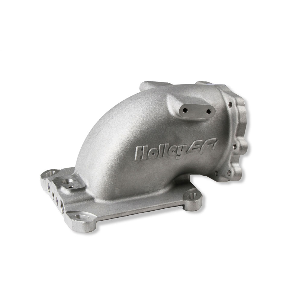 Holley Fuel Injection Throttle Body Adapter 300-240F; Satin 105.000 mm 