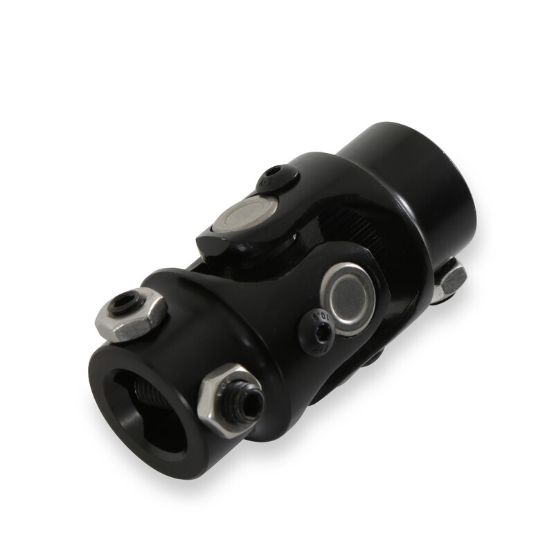 Holley Steering Shaft Universal Joint 320-100; 0.750 in. 30-spline 0.750 in. DD Steel 