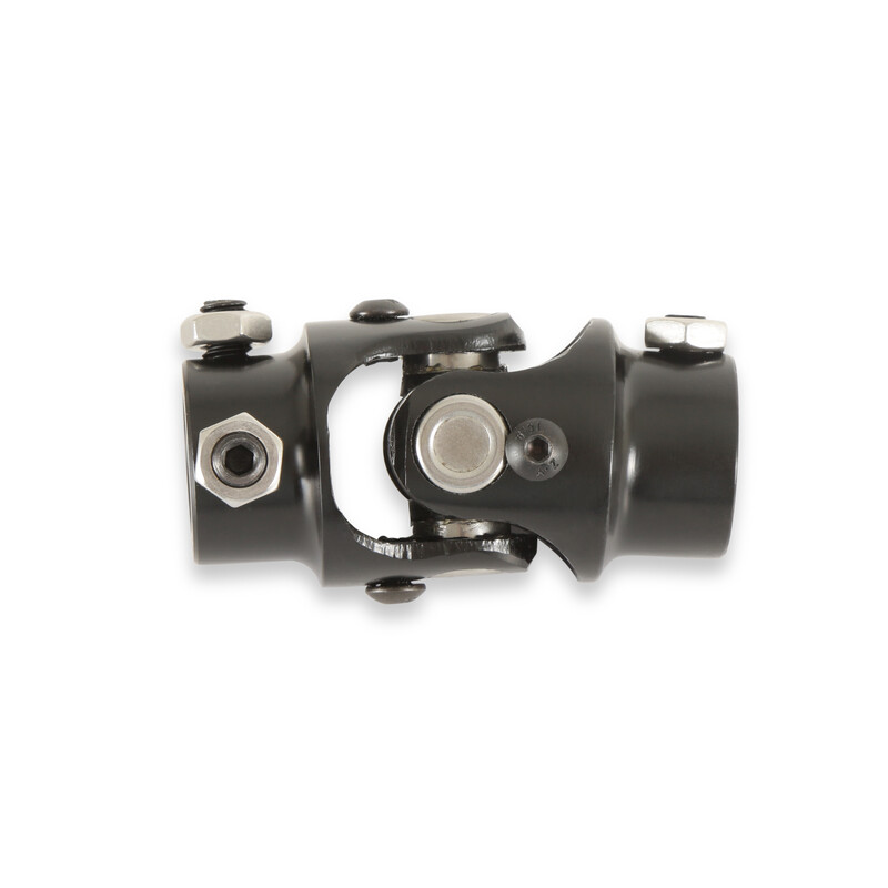 Holley Steering Shaft Universal Joint 320-101; 0.750 in. 36-spline 0.750 in. DD Steel 