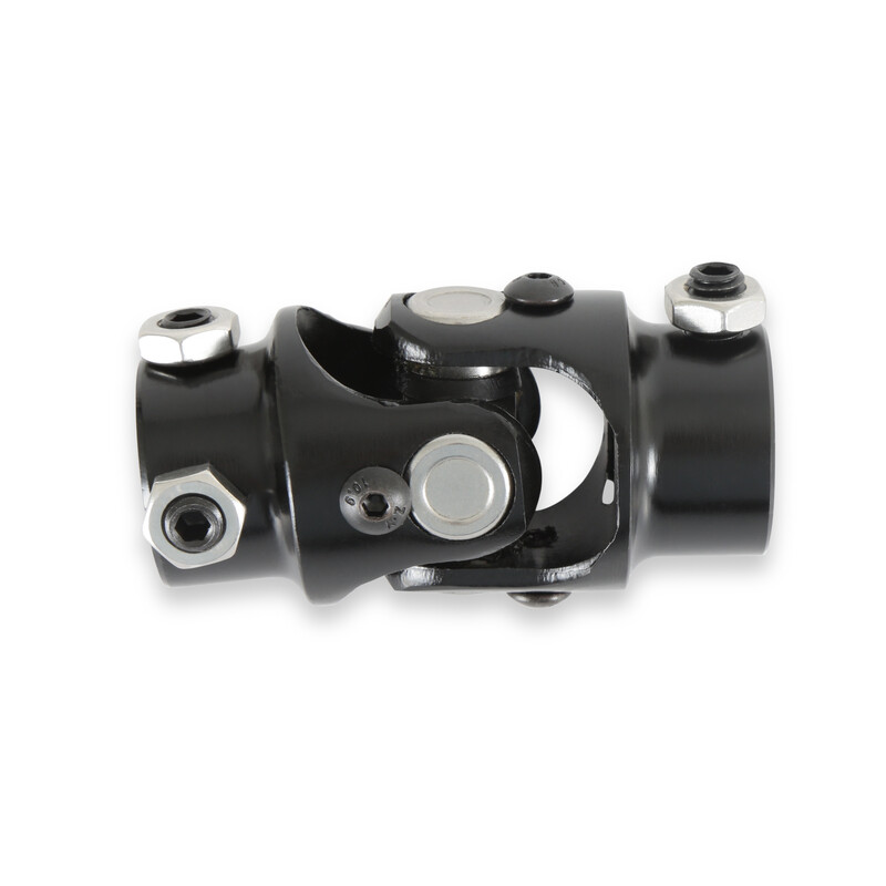 Holley Steering Shaft Universal Joint 320-101; 0.750 in. 36-spline 0.750 in. DD Steel 