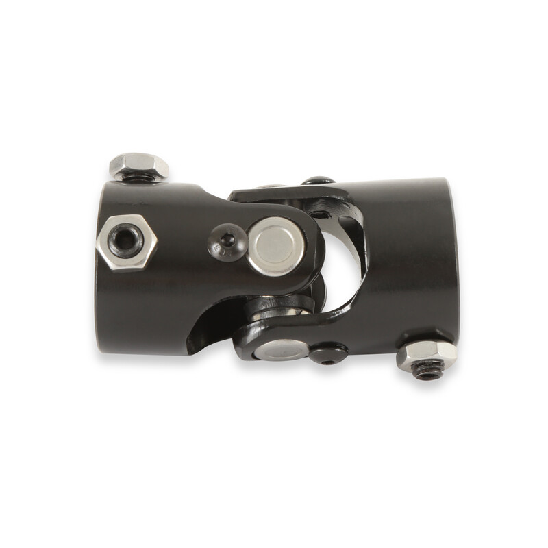 Holley Steering Shaft Universal Joint 320-104; 1.000 in. 48-spline 1.000 in. DD Steel 
