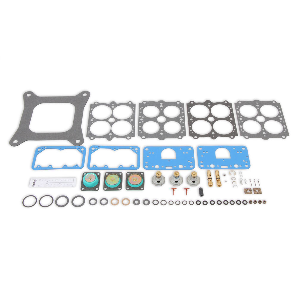Holley Carburetor Repair Kit 37-485; Renew Kit, Non-Stick 4150 Series Double Pumper 