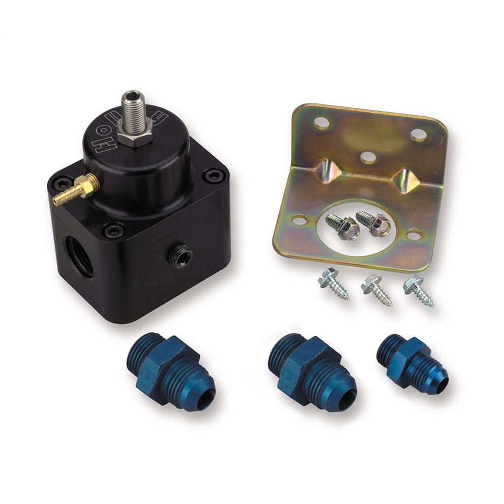 Holley Fuel Pressure Regulator 512-504-5; 15 to 65 PSI Return 