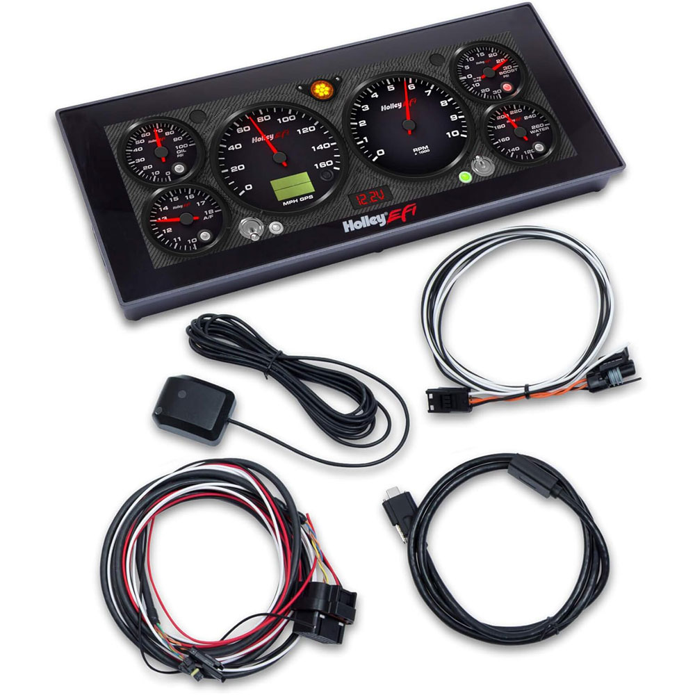 Holley Digital Dash Display 553-111X; 12.3 in. M8 Pro Dash, Sniper 2 Programmable LED Digital Touchscreen 