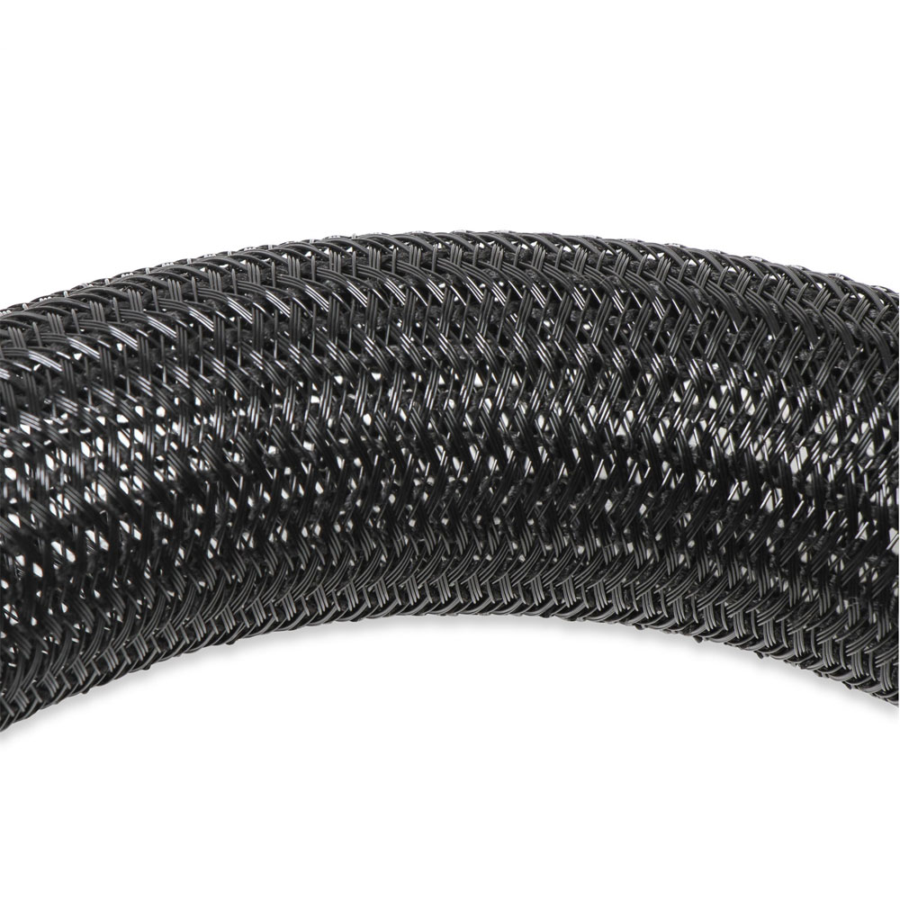 Holley Wire Conduit 573-101; F6 Black 0.125 in. 50 ft. 