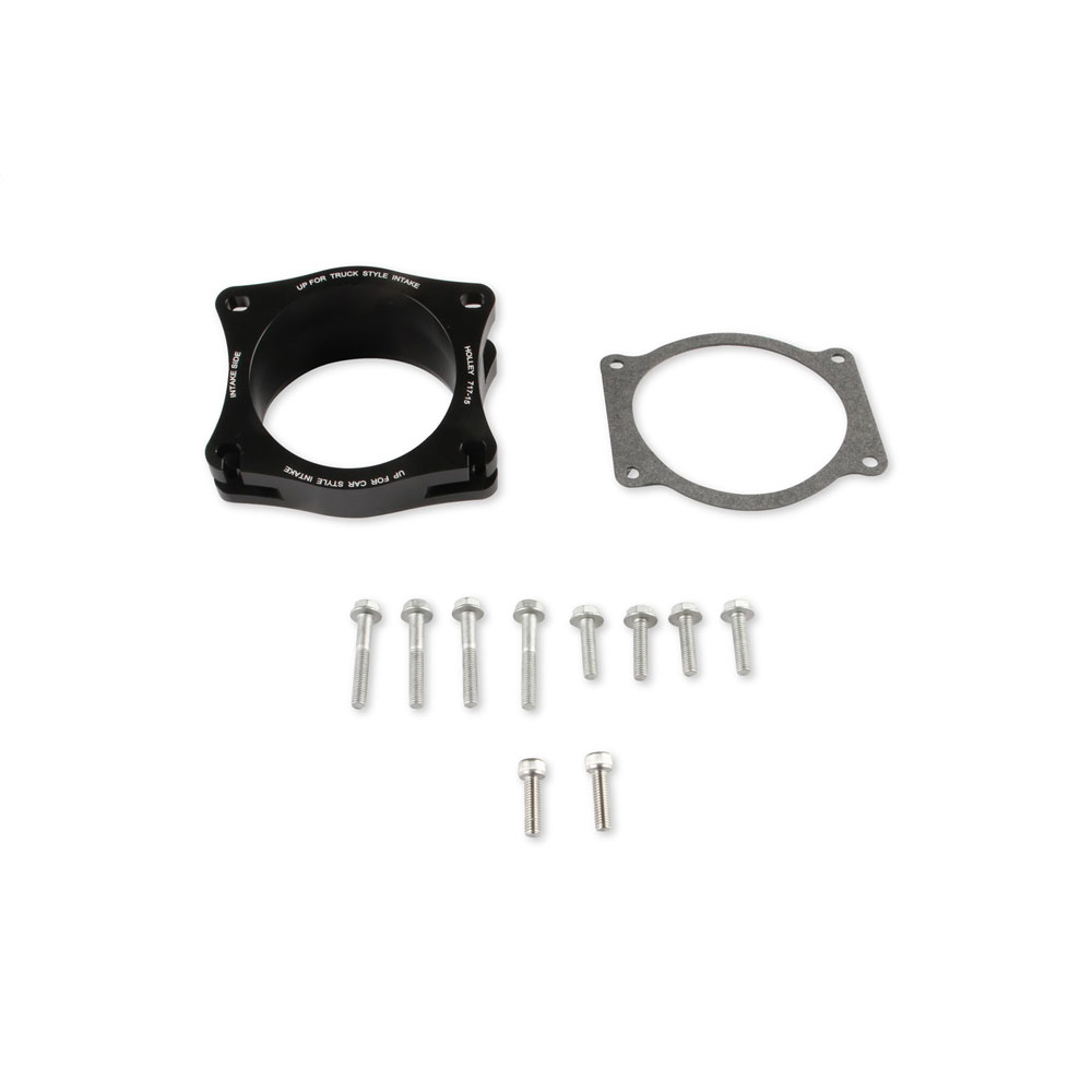 Holley Fuel Injection Throttle Body Adapter 717-15; for GM LS 