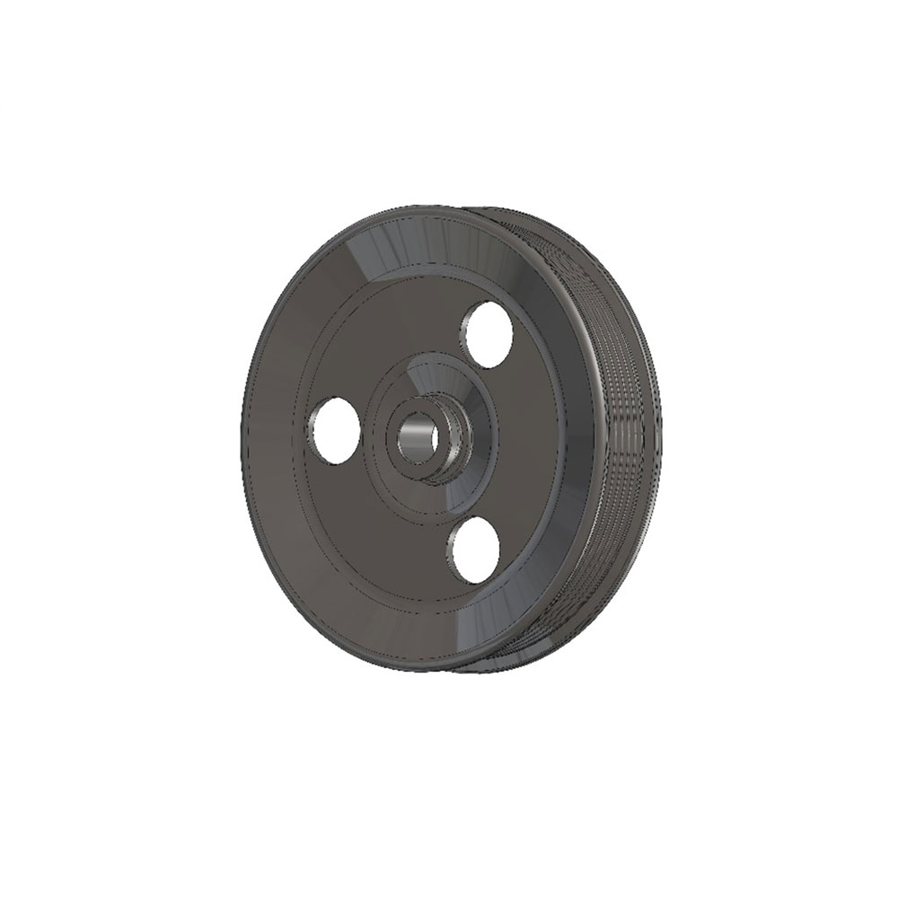 Photo for Holley Power Steering Pump Pulley 97-154; Black for GM LS