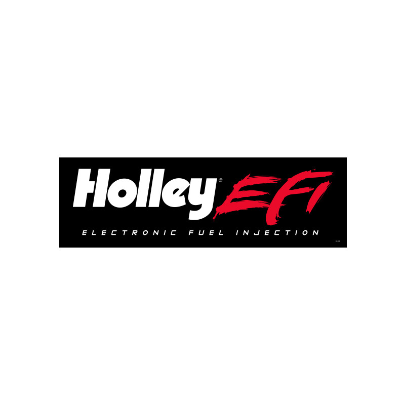 Photo for Holley Display Banner 36-398; Holley EFI Black 28 x 108 in.