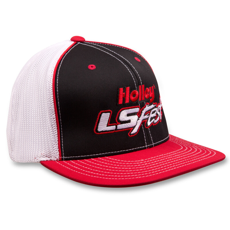 Photo for Holley Baseball Cap 10166-LGHOL; Black, Red Large