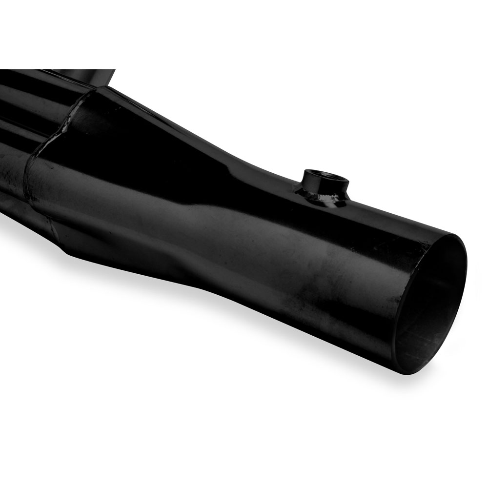 Hooker Exhaust Header 2105HKR; 1.750 in. 3.000 in. Long Tube Black Mild Steel 
