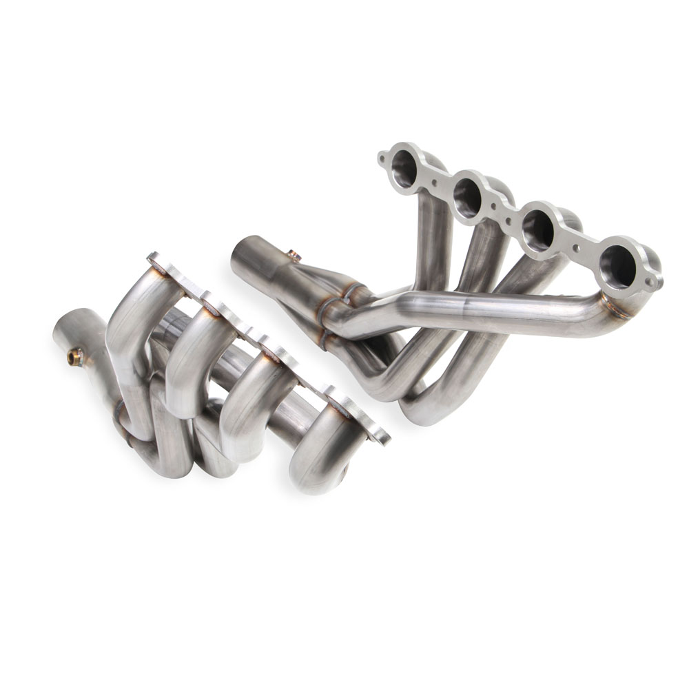 Hooker Exhaust Header 70101304-RHKR; BlackHeart 1.875 in. 3.000 in. Long Tube Natural 304 Stainless Steel 