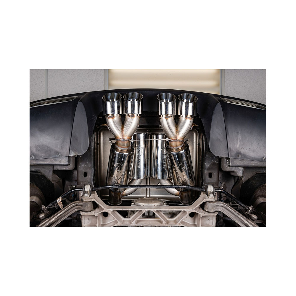 Hooker Exhaust System Kit 70401312-RHKR; BlackHeart 3.000 in. 304 Stainless Steel 