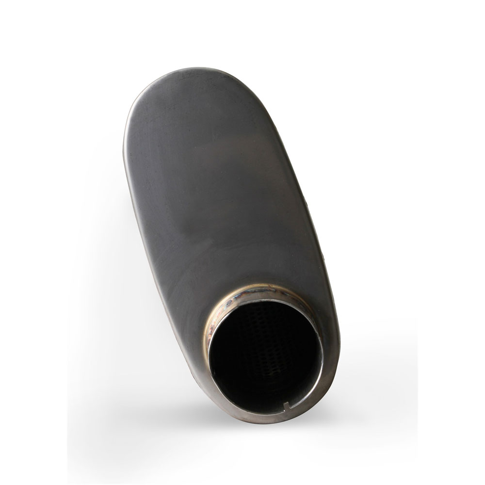 Hooker Exhaust Muffler 21644HKR; 2.500 in. Offset 2.500 in. Offset 