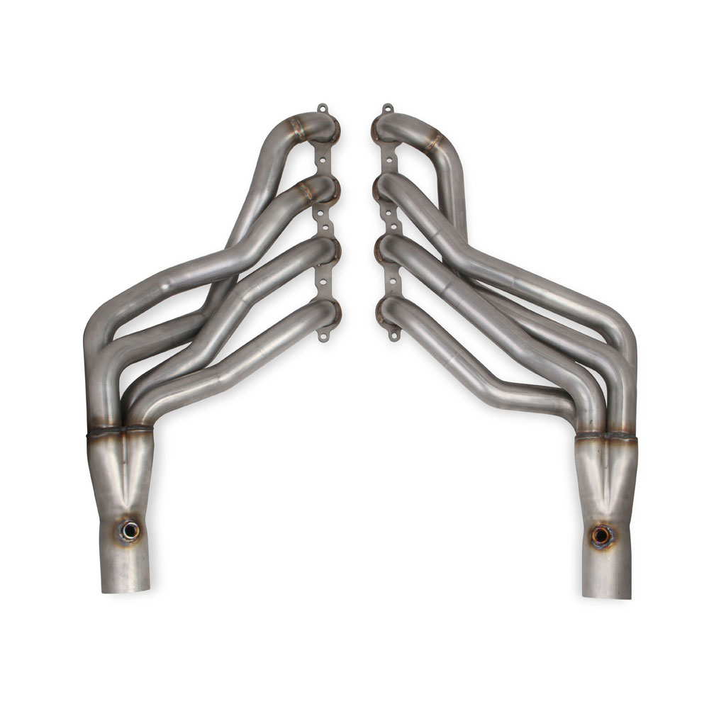 Hooker Exhaust Header 70101318-RHKR; BlackHeart 1.875 in. 3.000 in. Long Tube 304 Stainless Steel 