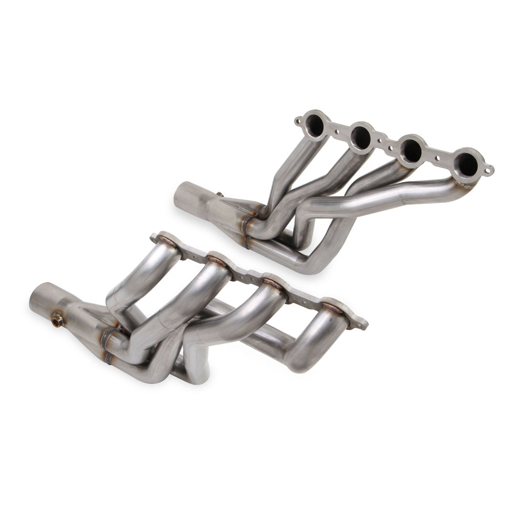 Hooker Exhaust Header 70101318-RHKR; BlackHeart 1.875 in. 3.000 in. Long Tube 304 Stainless Steel 
