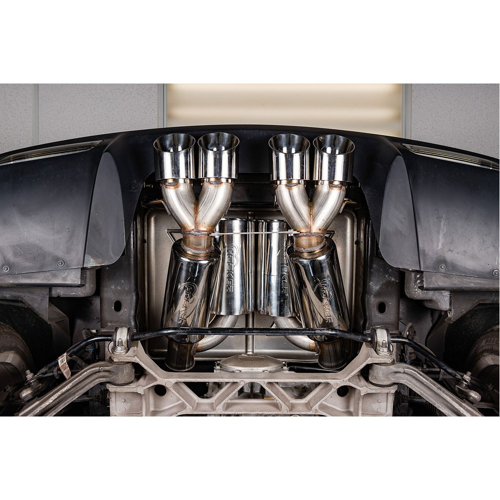 Hooker Exhaust System Kit 70401312-RHKR; BlackHeart 3.000 in. 304 Stainless Steel 
