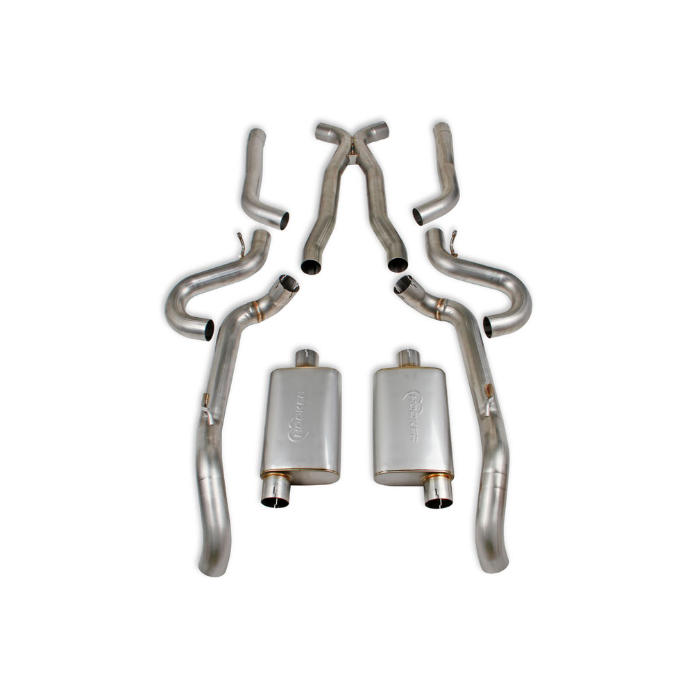 Hooker Exhaust System Kit 70501354-RHKR; BlackHeart 3.000 in. 304 Stainless Steel 