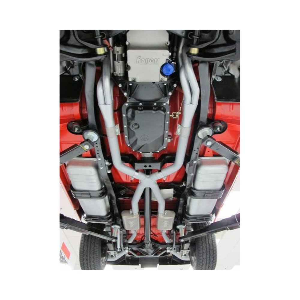 Hooker Exhaust Header 70101503HKR; BlackHeart 1.750 in. 3.000 in. Long Tube Black Mild Steel 