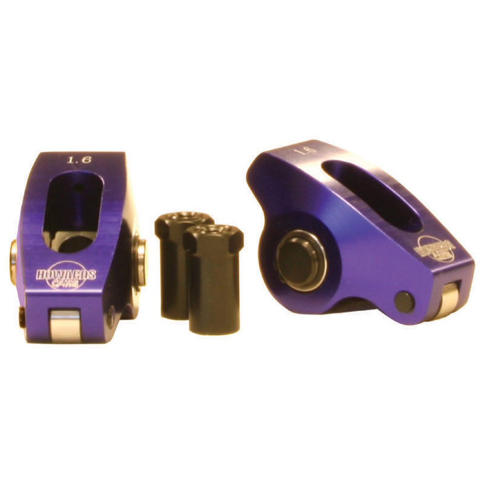 Howards Rocker Arm Kit 90080; 1.6 3/8 in. Billet Aluminum Roller Tip for Ford 289 to 351W 