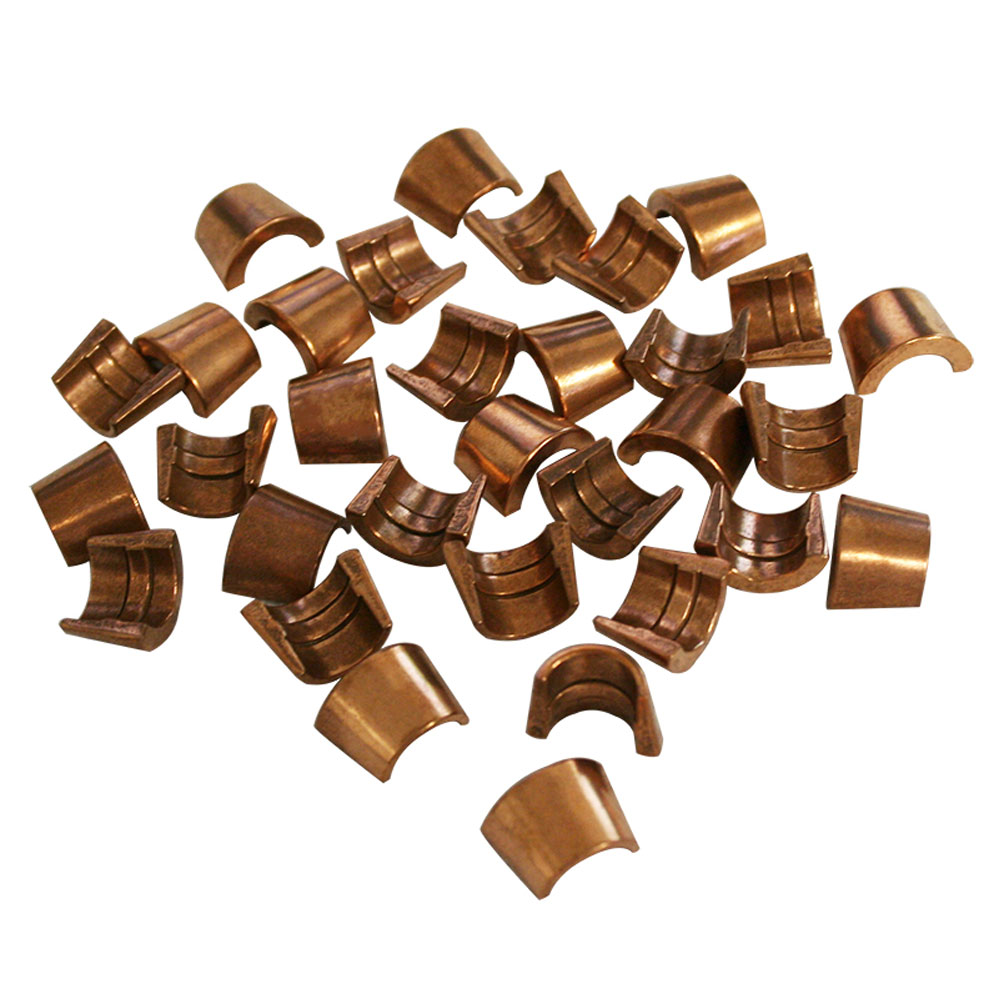 Howards Cams Inc Valve Spring Retainer Keeper Set 93018; 10 deg. 3/8 in. Single Groove Steel 
