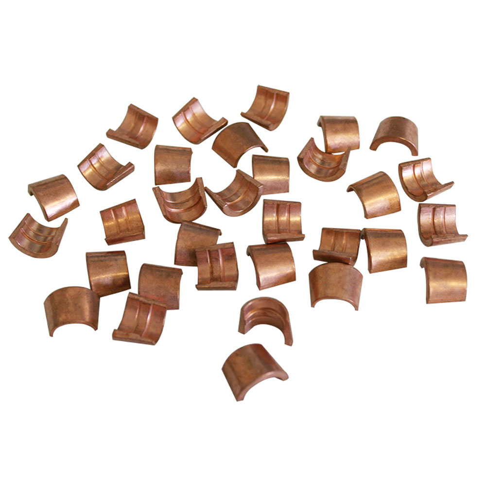 Howards Cams Inc Valve Spring Retainer Keeper Set 93045; 7 deg. 3/8 in. Single Groove Heat Treated Steel 
