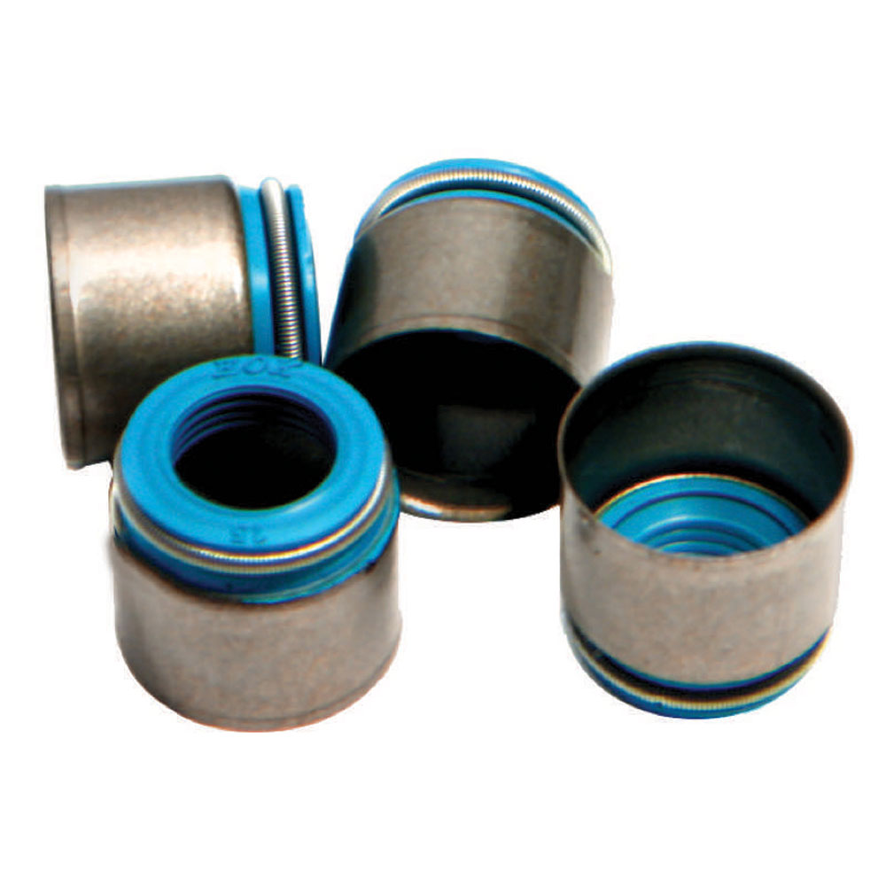 Howards Valve Stem Oil Seals 93375; 11/32 in. 0.531 in. Positive Stop Fluoro Elastomer with a Metal Clad 