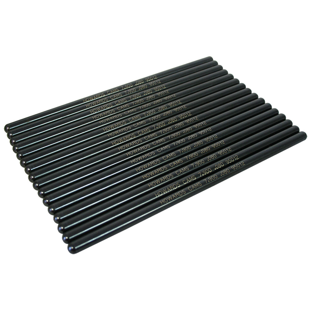 Howards Pushrods 95012; Swedged End 5/16 in. 7.900 in. 4130 Chromoly for Chevy 