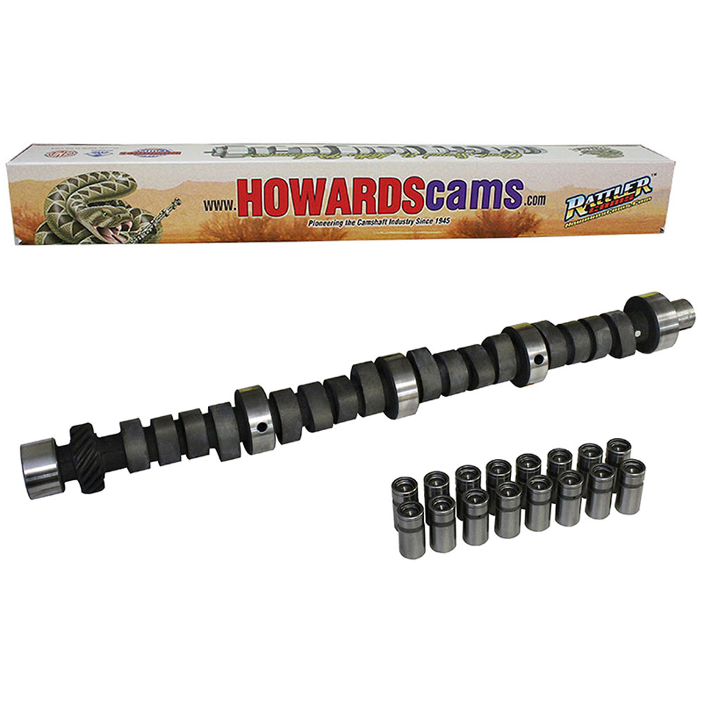 Howards Cams Inc Camshaft and Lifter Kit CL718001-09; Rattler Hydraulic Flat Tappet 2000 to 5800 RPM for 1964 to 2003 Chrysler 273 to 360 LA 