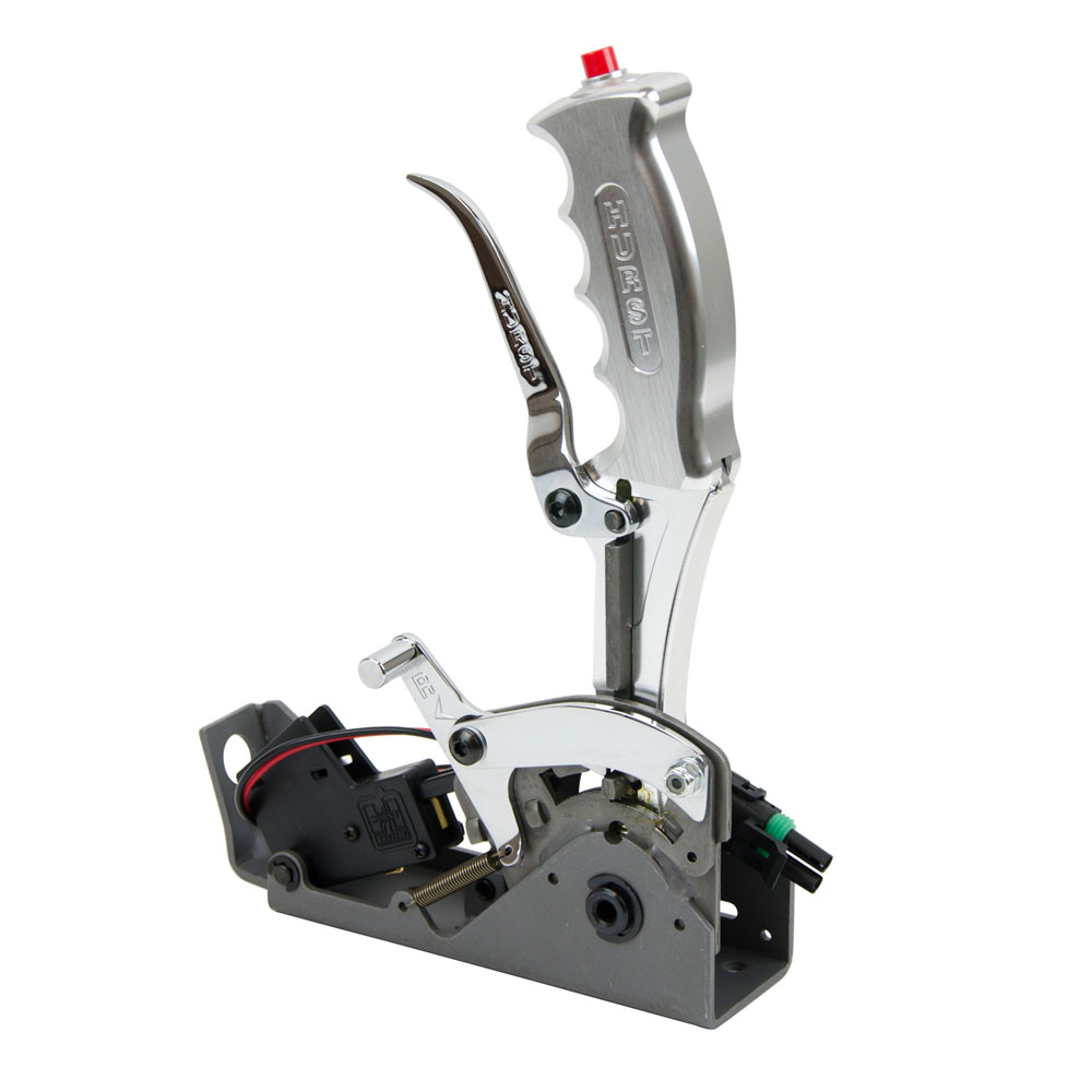 Hurst Transmission Shifter 3162001; Quarter Stick Pistol Grip for GM Powerglide, TH250, TH350, TH375, TH400 Reverse 